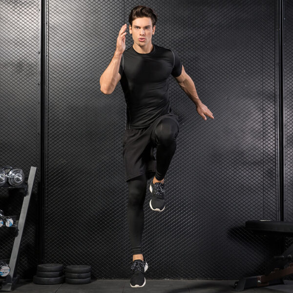 Running Shirt - Men's Quick Dry Sport Gym T-Shirt - Image 2