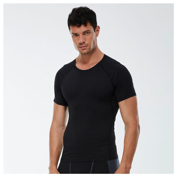 Gym T-shirt - Men’s Compression Short Sleeve Fitness Tee
