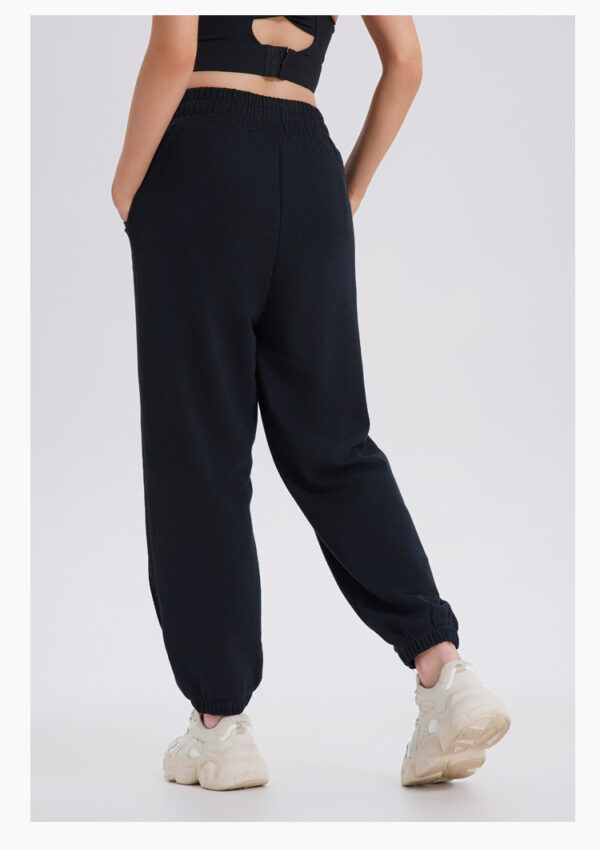 High-Waisted Women’s Stretchy Yoga Pants with Training Strap - Image 3