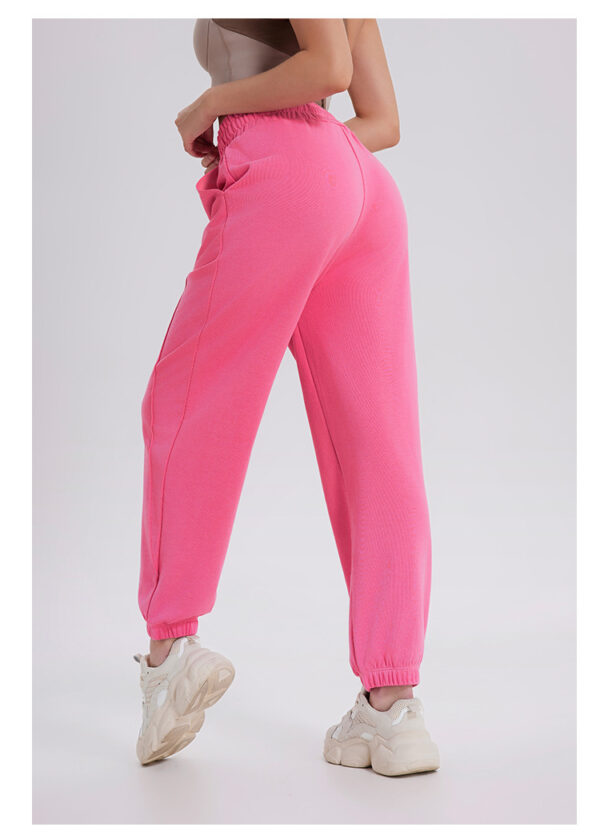 High-Waisted Women’s Stretchy Yoga Pants with Training Strap - Image 7