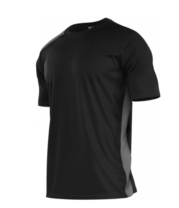 Men’s High-Performance Moisture-Wicking Color Block T-Shirt - Image 3