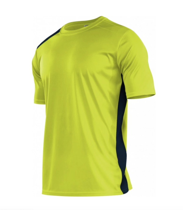 Men’s High-Performance Moisture-Wicking Color Block T-Shirt - Image 4