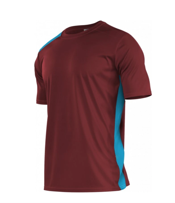 Men’s High-Performance Moisture-Wicking Color Block T-Shirt - Image 7
