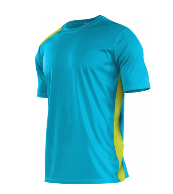 Men’s High-Performance Moisture-Wicking Color Block T-Shirt - Image 10