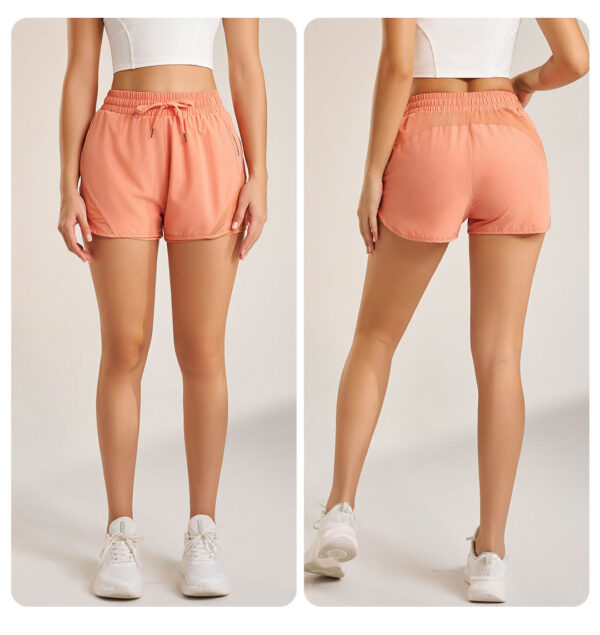 Women's High-Waist Sports Shorts – Loose, Three-Quarter Length, Quick-Dry and Breathable - Image 4