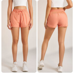 Women's High-Waist Sports Shorts – Loose, Three-Quarter Length, Quick-Dry and Breathable