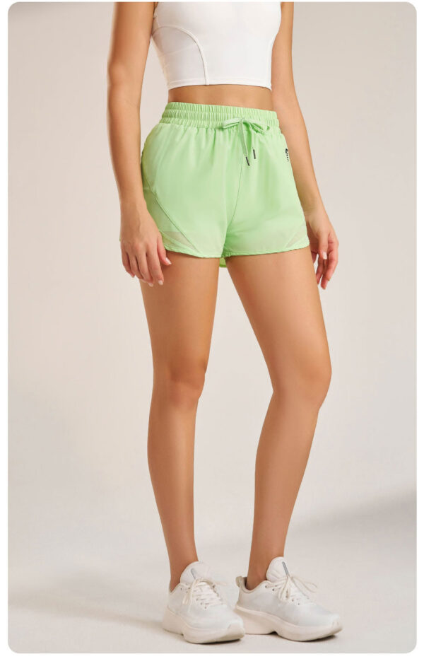 Women's High-Waist Sports Shorts – Loose, Three-Quarter Length, Quick-Dry and Breathable - Image 5