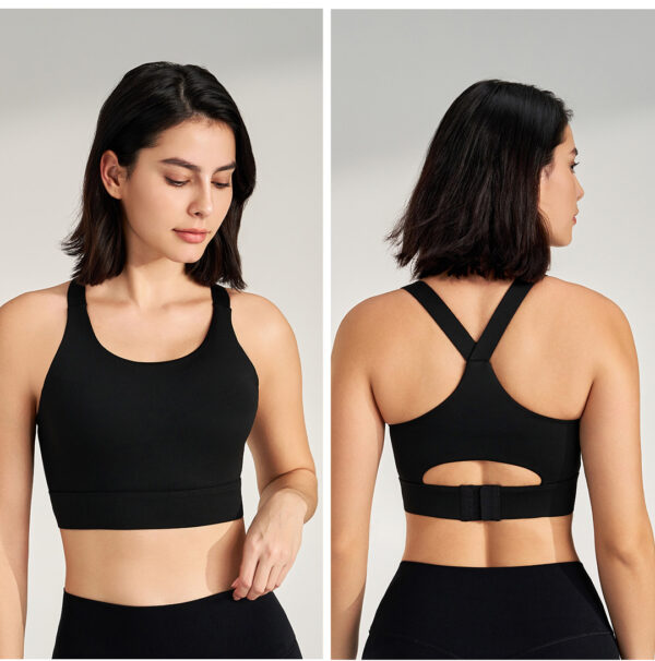 Wireless Quick-Dry Sports Bra – Breathable & Stretchy for Yoga - Image 3