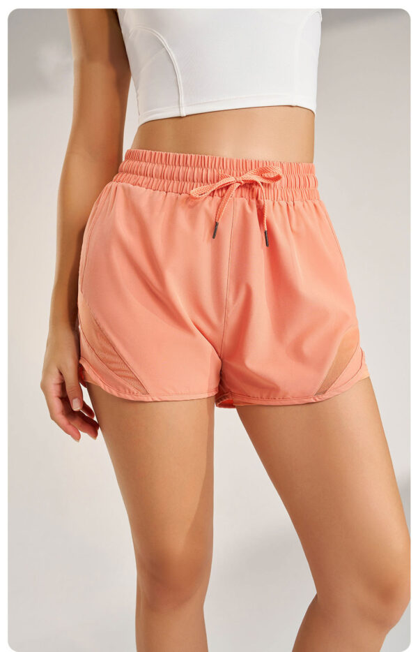 Women's High-Waist Sports Shorts – Loose, Three-Quarter Length, Quick-Dry and Breathable - Image 2