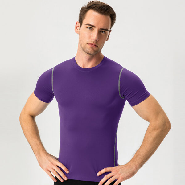 Running Shirt - Men's Quick Dry Sport Gym T-Shirt - Image 11