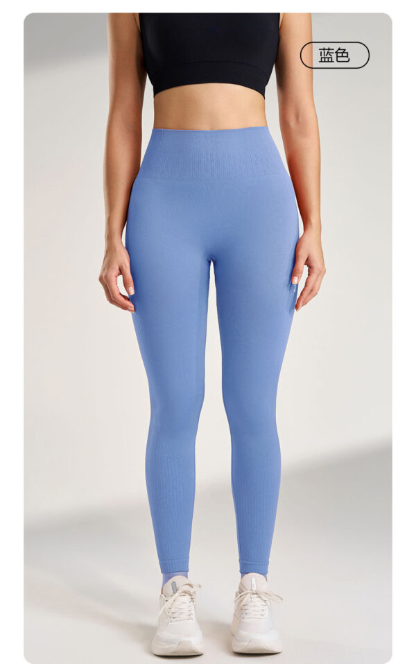 High-Waist Seamless Leggings – Quick-Dry, Butt Lifting for Gym - Image 9