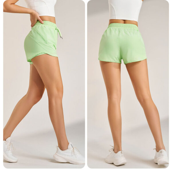 Women's High-Waist Sports Shorts – Loose, Three-Quarter Length, Quick-Dry and Breathable - Image 7