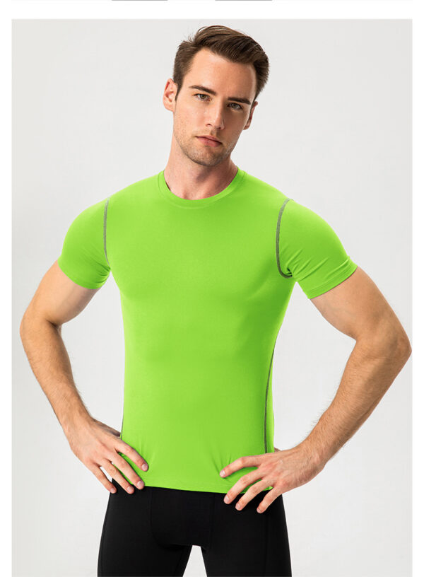 Running Shirt - Men's Quick Dry Sport Gym T-Shirt - Image 14
