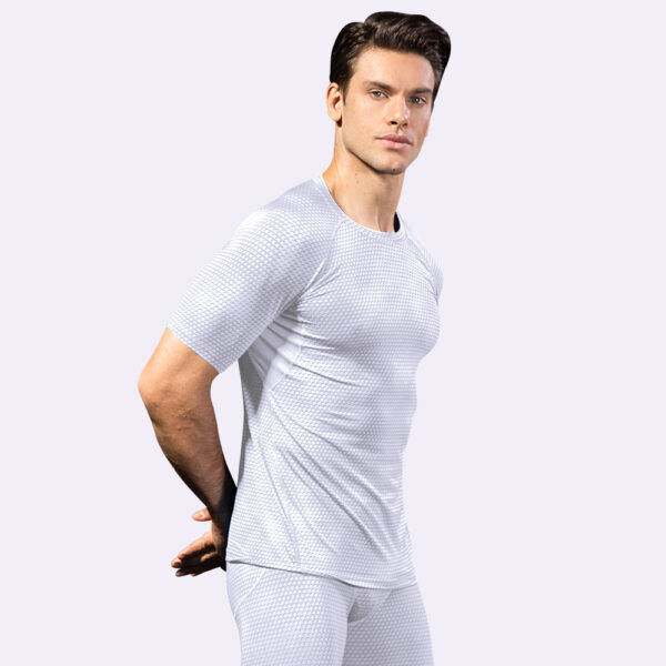 Running Shirt - Men's Quick Dry Compression Fitness Top - Image 6