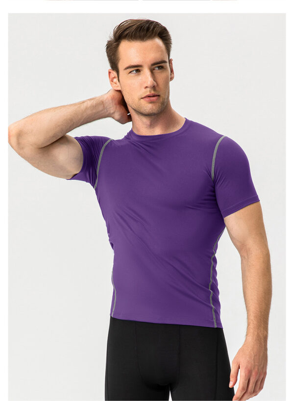Running Shirt - Men's Quick Dry Sport Gym T-Shirt - Image 15