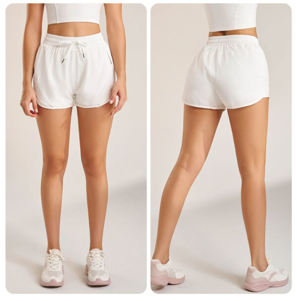 Women's High-Waist Sports Shorts – Loose, Three-Quarter Length, Quick-Dry and Breathable - Image 10
