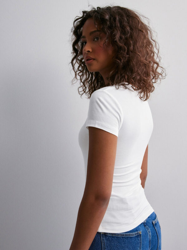 Women's Summer Round Neck Short Sleeve T-Shirt – One-Piece Top - Image 7