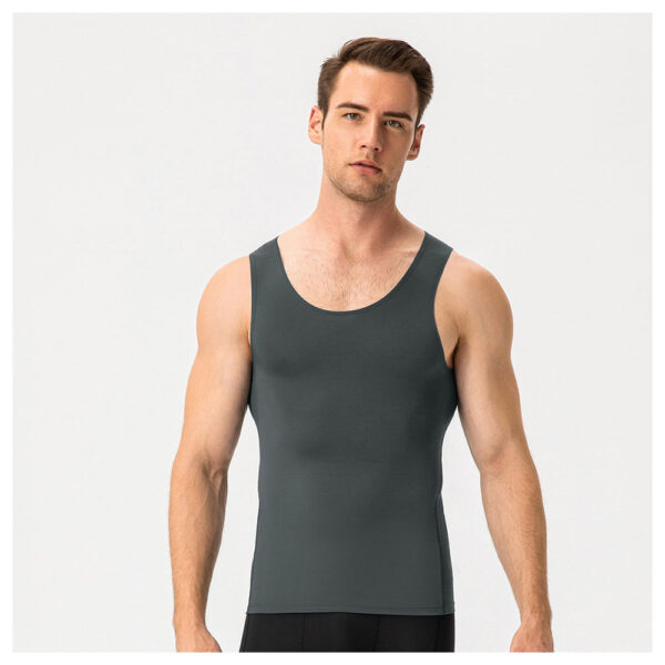 Fitness T-Shirts - Men’s Solid Color Summer Gym Tank Tops