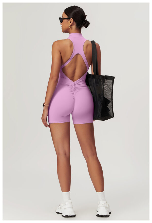 Jumpsuit Women – Stylish High-Collar Fitness Yoga Jumpsuit - Image 9