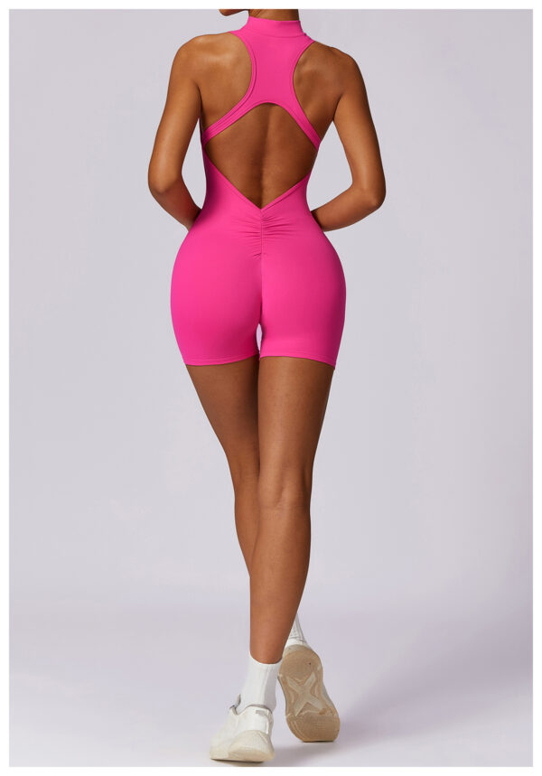 Jumpsuit Women – Stylish High-Collar Fitness Yoga Jumpsuit - Image 10