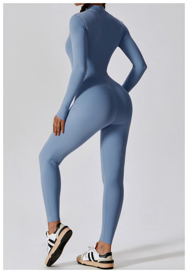Sports Jumpsuit: Zipper Rompers for Women’s Fitness and Yoga - Image 13