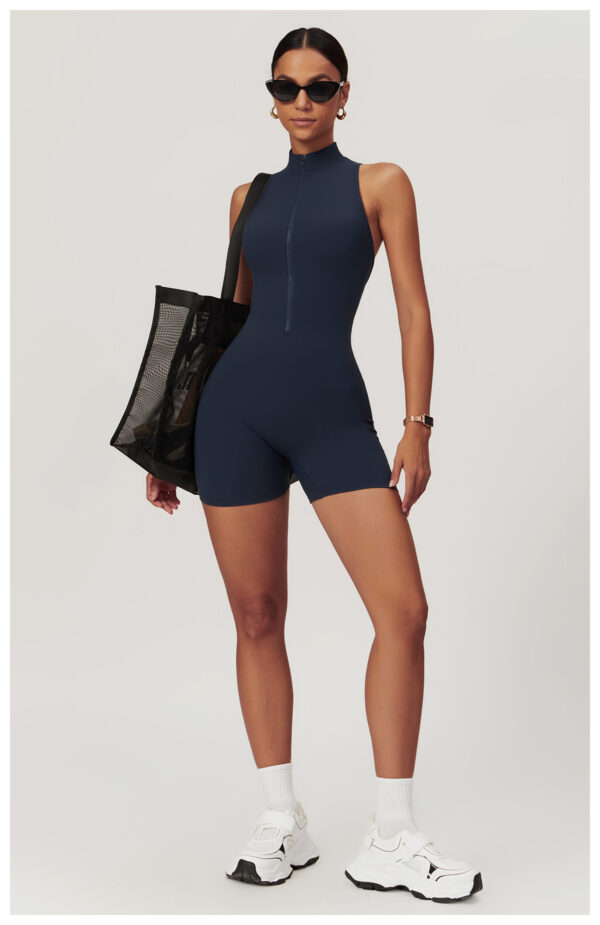 Jumpsuit Women – Stylish High-Collar Fitness Yoga Jumpsuit - Image 13