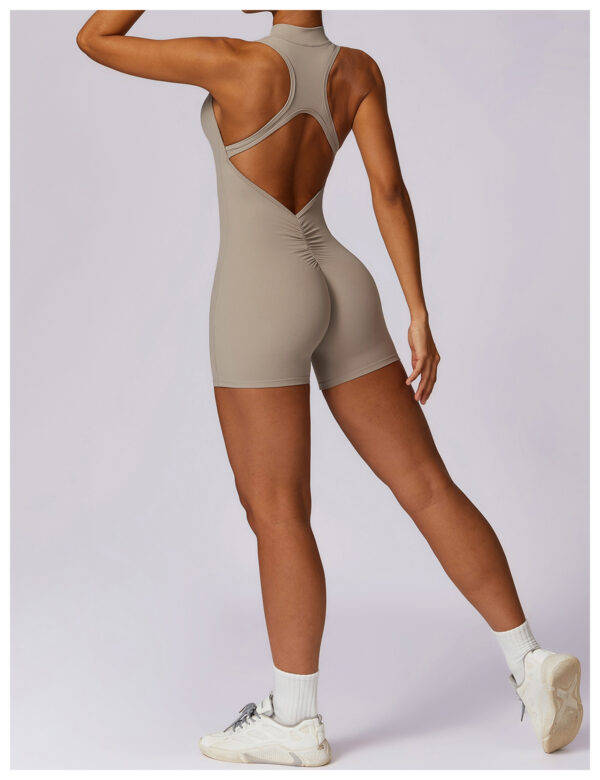 Jumpsuit Women – Stylish High-Collar Fitness Yoga Jumpsuit - Image 16