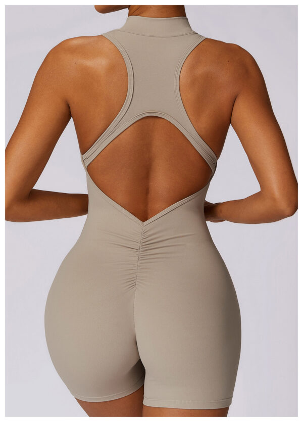 Jumpsuit Women – Stylish High-Collar Fitness Yoga Jumpsuit - Image 2