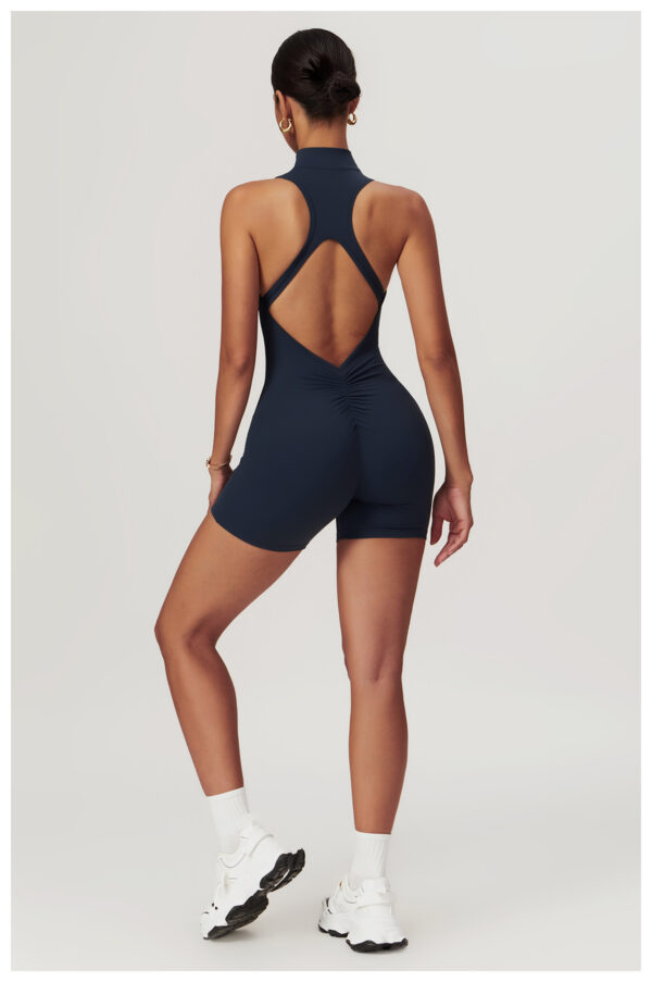 Jumpsuit Women – Stylish High-Collar Fitness Yoga Jumpsuit - Image 3