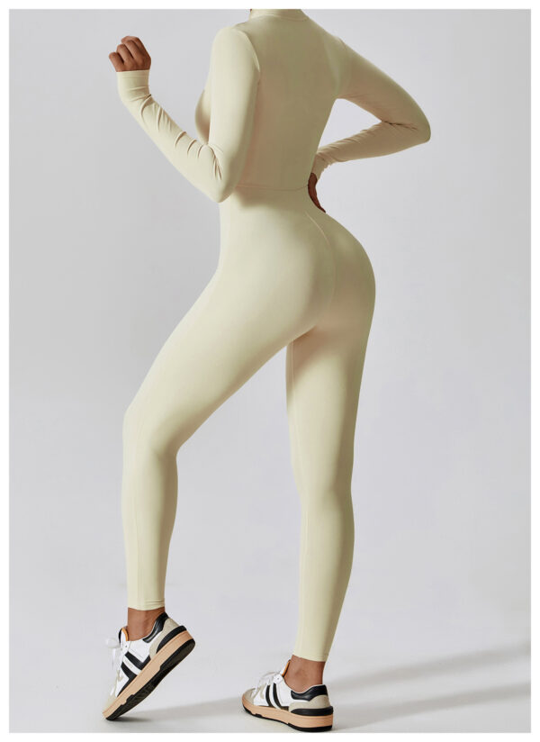 Sports Jumpsuit: Zipper Rompers for Women’s Fitness and Yoga - Image 7