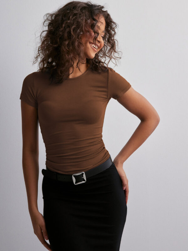 Women's Summer Round Neck Short Sleeve T-Shirt – One-Piece Top - Image 3