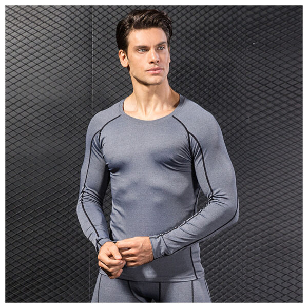 Gym T-Shirt - Pro Skinny Long Sleeve Fitness Wear