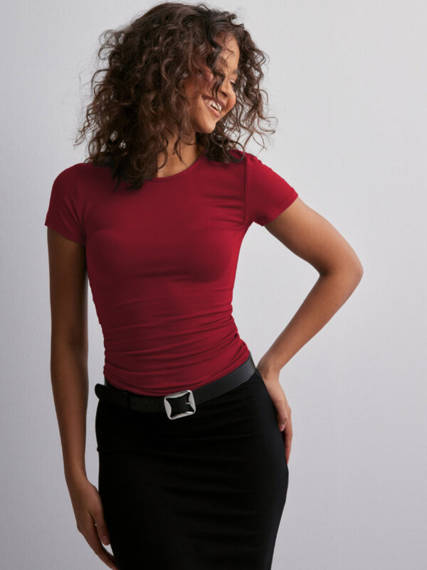 Women's Summer Round Neck Short Sleeve T-Shirt – One-Piece Top - Image 5