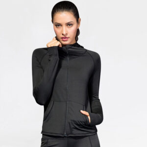 Women's Sports Jacket – Zip-Up Hoodie for Fall & Winter