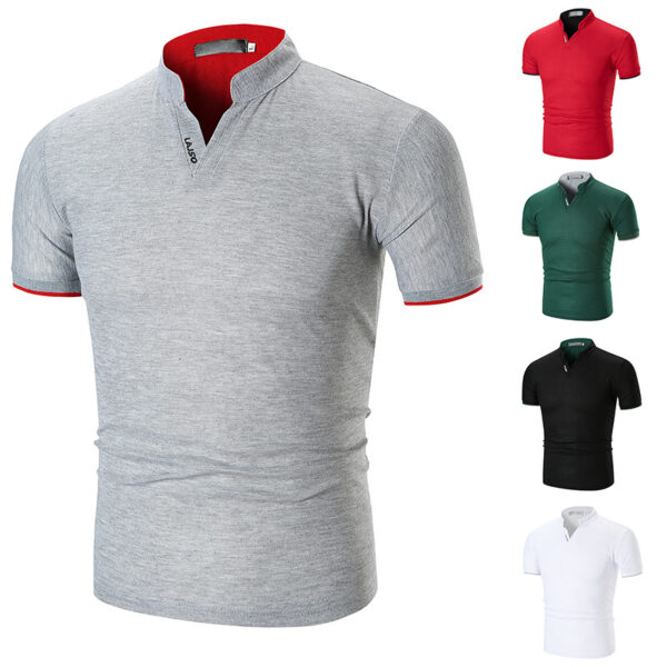Polo Shirt - Casual Short Sleeve Golf Shirt for Men - Image 2