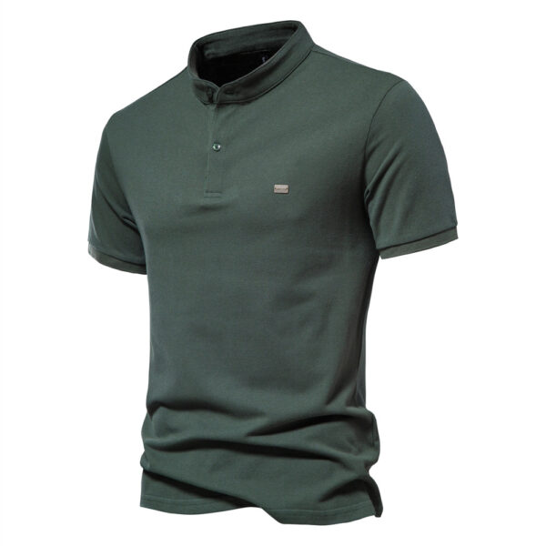 Men’s Polo Shirt - 100% Cotton Casual Short Sleeve Tee - Image 3