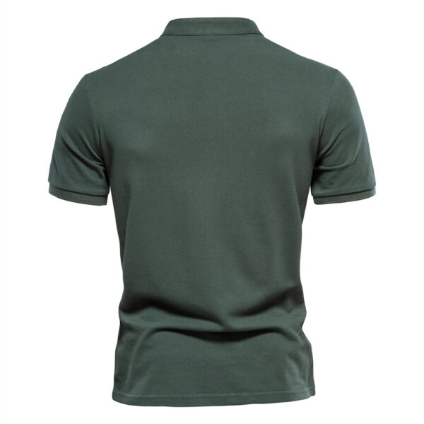 Men’s Polo Shirt - 100% Cotton Casual Short Sleeve Tee - Image 4