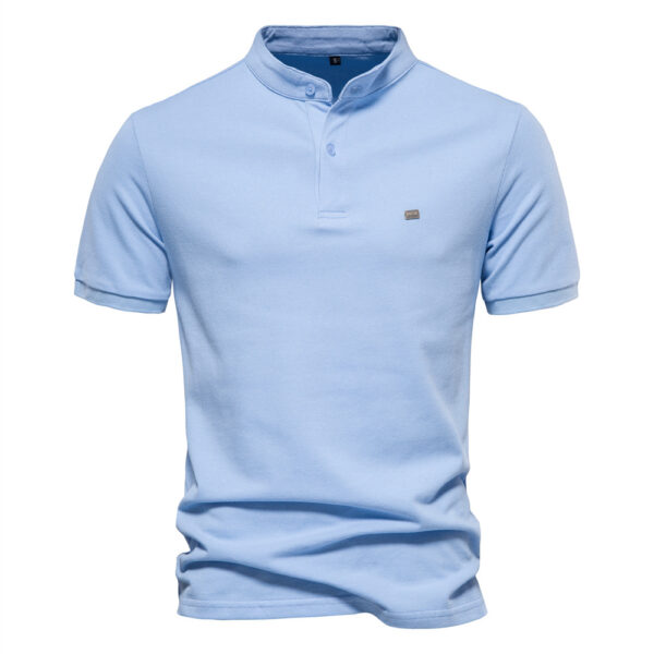 Men’s Polo Shirt - 100% Cotton Casual Short Sleeve Tee - Image 7