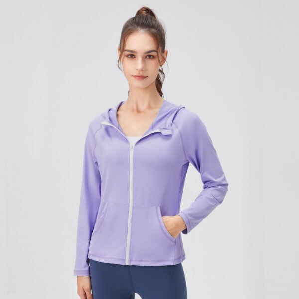 Performance Hoodie for Women – Full Zip Outdoor Jacket - Image 10