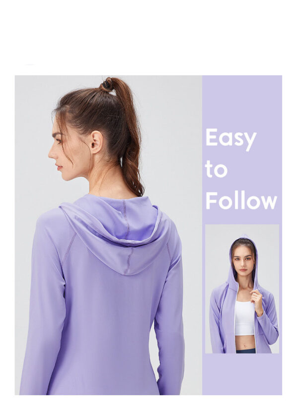 Performance Hoodie for Women – Full Zip Outdoor Jacket - Image 11