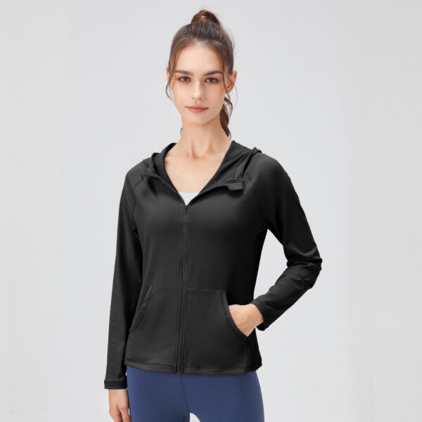 Performance Hoodie for Women – Full Zip Outdoor Jacket - Image 8