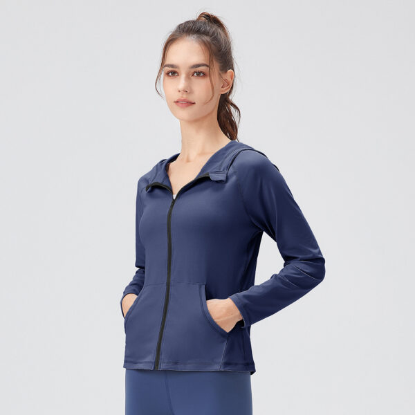 Performance Hoodie for Women – Full Zip Outdoor Jacket - Image 5