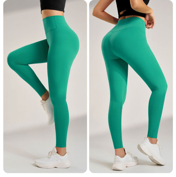 Waisted Seamless Yoga Leggings – Comfortable Fitness Pant - Image 2
