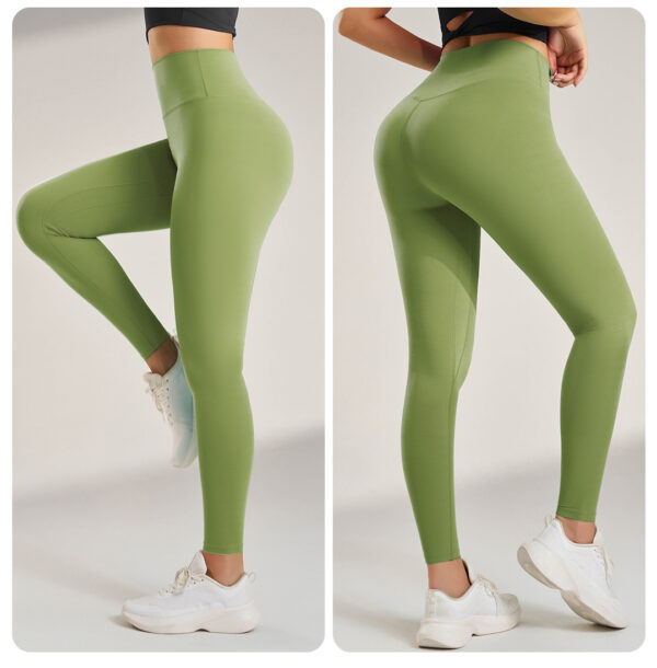 Waisted Seamless Yoga Leggings – Comfortable Fitness Pant - Image 13