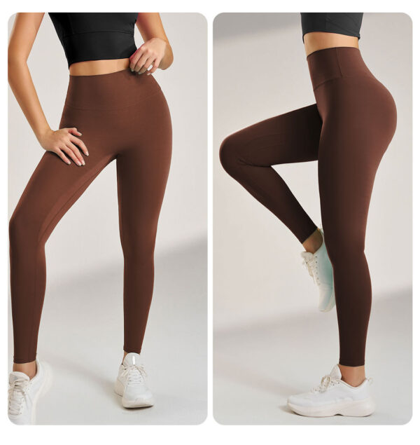 Waisted Seamless Yoga Leggings – Comfortable Fitness Pant - Image 14